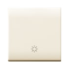 AVE - Tasto simbolo Lampada Class S44. colore RAL 1013 finitura lucida 2 Mod.