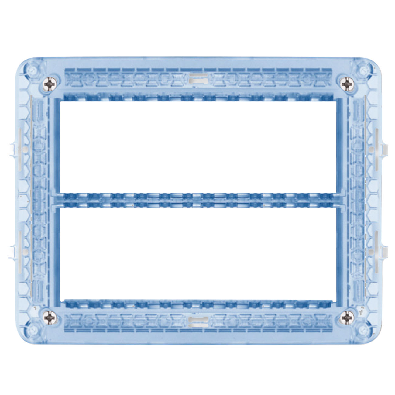 AVE - Supporto con viti S44. per scatole quadrata. 6+6 Mod