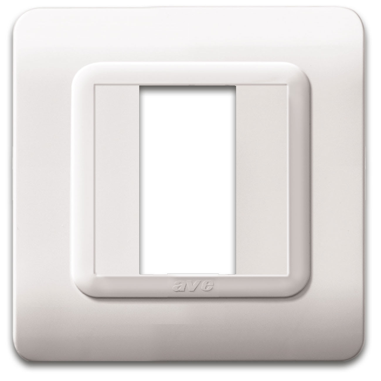AVE - placca tecn.44 bianco ral9010 1m, design elegante e versatile per ambienti moderni.