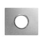 AVE - Placca Alluminio New Style S44. colore alluminio naturale 1 presa di corrente