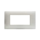 AVE - Placca Tecnopolimero Young S44. colore bianco 3D 4 Mod.