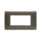 AVE - Placca Tecnopolimero Young S44. colore carbon chiaro 3D 4 Mod.