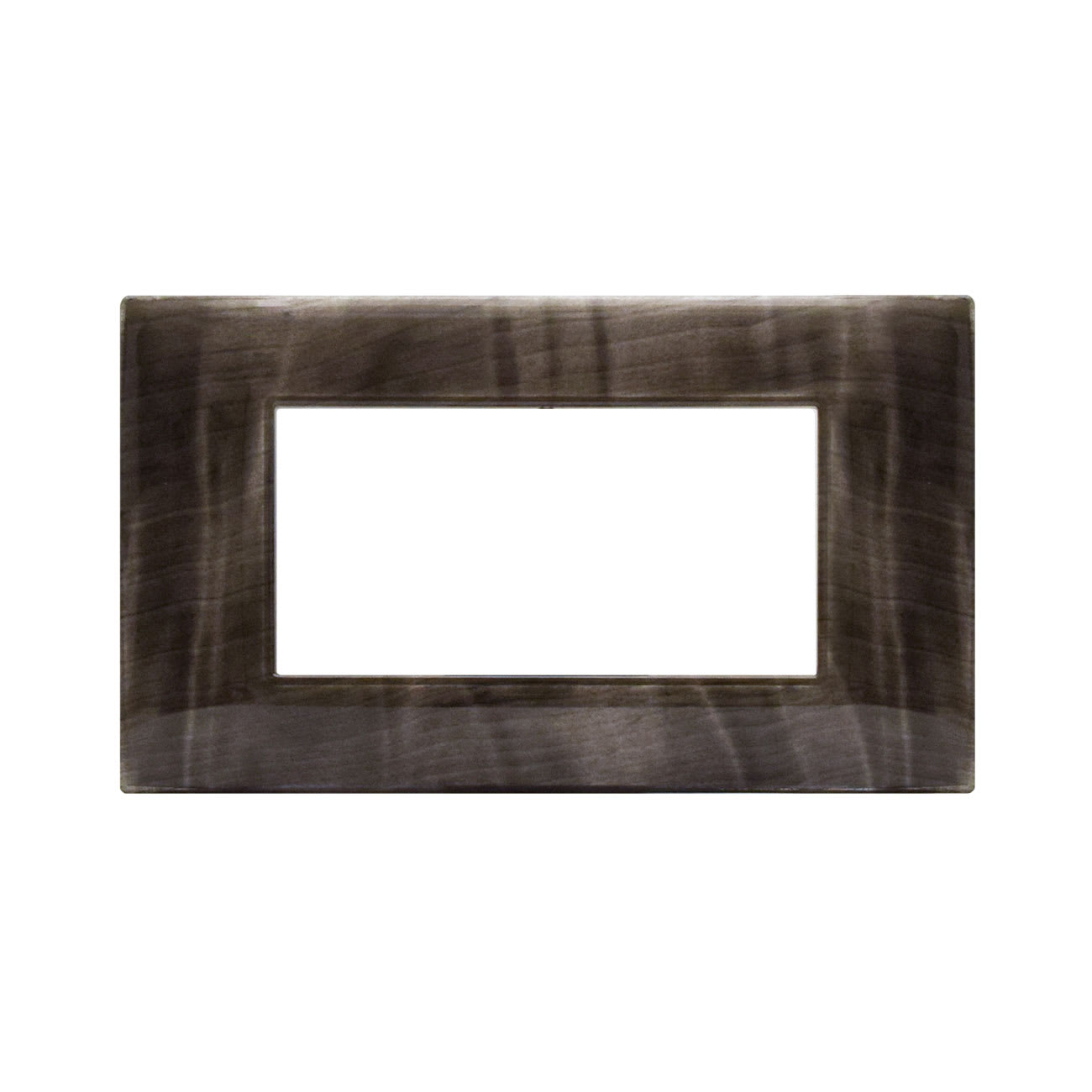 AVE - Placca Tecnopolimero Young S44. colore onice 3D  4 Mod.