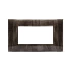AVE - Placca Tecnopolimero Young S44. colore onice 3D 4 Mod.