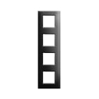 AVE - Placca Tecnopolimero Young S44. colore grigio tekla 8(2+2+2+2) Mod.
