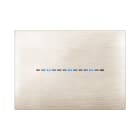 AVE - Placca Youmg Touch. S44 tecnopolimero colore beige spazzolato 3d 3 comandi a scomparsa 3 Mod. 44PJTC3BEG/3D