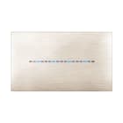 AVE - Placca Youmg Touch. S44 tecnopolimero colore beige spazzolato 3D 4 comandi a scomparsa 4 Mod.