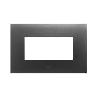 AVE - Placca Smart44 in metallo colore antracite spazzolato 4 Mod.