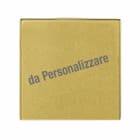 AVE - Placca Touch Vetro. S44 personalizzabile colore oro 2 comandi. 2 Mod.
