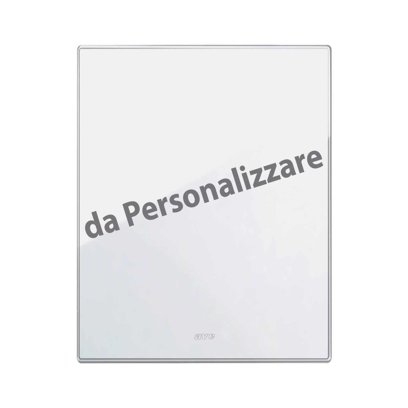 AVE - placca veratouch personalizzata bianco 3+3m design elegante e funzionalità avanzata per un tocco moderno e raffinato adatto a qualsiasi ambiente