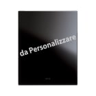 AVE - placca veratouch personalizzata nero as.3+3m elegante e funzionale per ambienti moderni