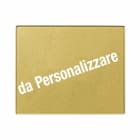 AVE - Placca Touch Vetro. S44 personalizzabile colore oro 3 comandi. 3 Mod.