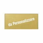 AVE - Placca Touch Vetro. S44 personalizzabile colore oro 7 comandi. 7 Mod.