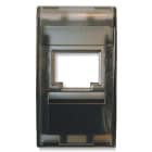 AVE - Adattatore Noir S45. per connettore RJ45 qubix. clipsal. at&t 1 Mod.