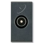AVE - Presa tv sat noir s45 passante 6db 1 mod iec mas. 45396MN-DB6