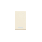 AVE - Pulsante con gemma Blanc S45. colore RAL 1013. 1P 10A finitura lucida 1 Mod.