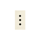 AVE - Presa bipasso Blanc S45. colore RAL 1013. 2P+T 10A 250V finitura lucida 1 Mod.