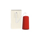 AVE - Pulsante tirante Blanc S45. colore RAL 1013. n.a.+ n.c. 10A finitura lucida 1 Mod.
