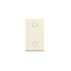 AVE - Commutatore Blanc S45 colore RAL 1013. a tre posizioni con frecce. 1P 10AX 1 Mod.
