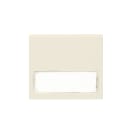 AVE - Pulsante Blanc S45 colore RAL 1013. con targhetta portanome illuminabile 2 Mod.