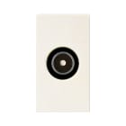 AVE - Presa coassiale Blanc S45 colore RAL 1013. diretta maschio 1 Mod.