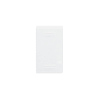 AVE - Interruttore Banquise S45. colore RAL 9016. 1P 16AX finitura lucida 1 Mod.
