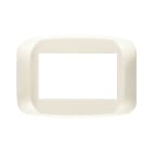 AVE - Placca in tecnopolimero color bianco blanc 4 moduli