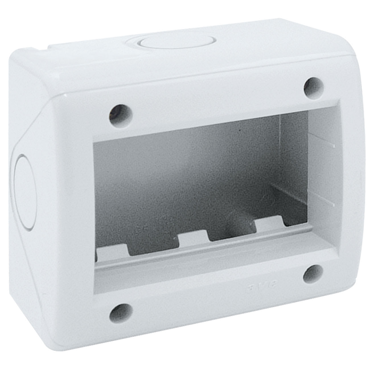 AVE - Contenitore autoportanti per tubo IP40 S45. RAL7035 3 Mod.