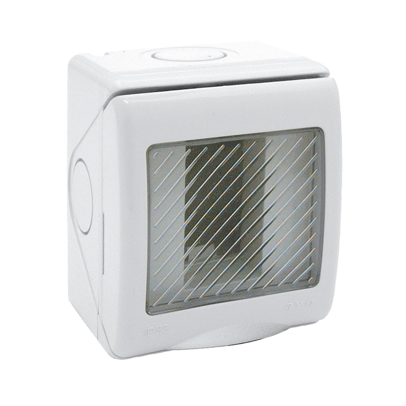 AVE - Contenitore autoportante S45. RAL7035 IP55 linea industriale  sportello con membrana cedibile 1 Mod.