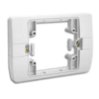 AVE - Piastra adattatrice coperchio IP66 applicabile a scatole rettangolari standard 3 Mod.