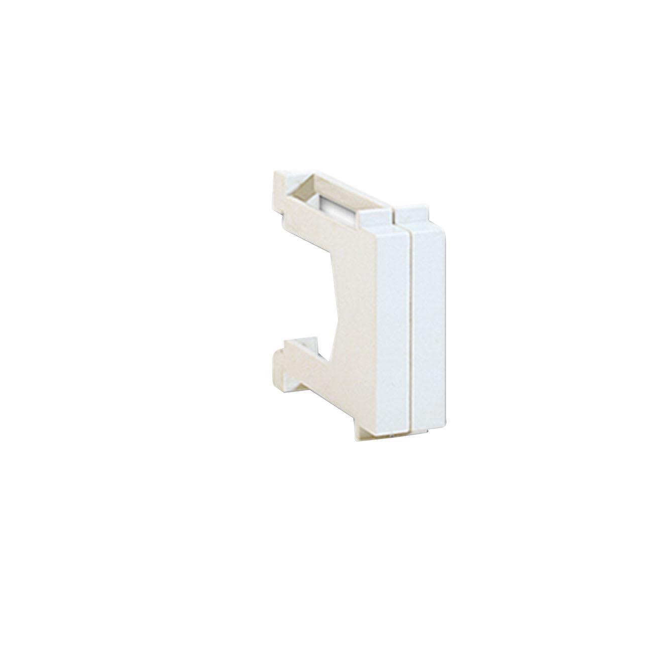 AVE - Tappo copriforo 1 modulo DIN con aggancio su profilato DIN  per centralini Q55xx