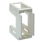 AVE - Supporto 1modulo S44 per guida EN50022 colore RAL7035 larghezza pari a 1.5 Mod. din