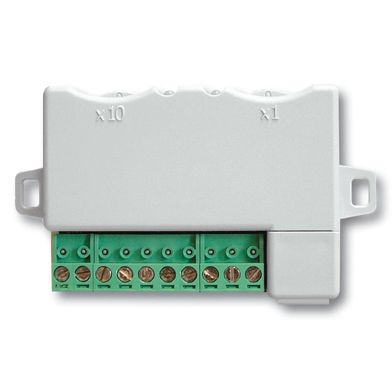 AVE - Modulo ad 1 uscita con isolatore, progettato per garantire sicurezza e affidabilità, ideale per applicazioni che richiedono un'uscita singola con isolamento efficace.
