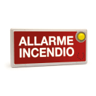 AVE - Avvisatore ottico acustico incendio. Segnalazione luminosa a led.