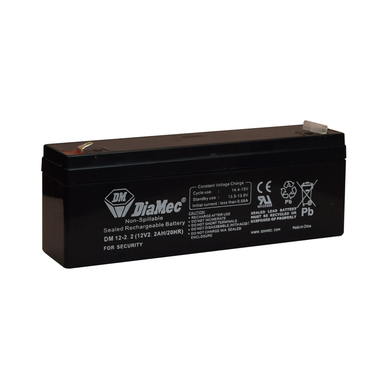 AVE - Batteria ricaricabile da 12v 1.8ah ideale per dispositivi elettronici e applicazioni che richiedono una fonte di energia affidabile e duratura.