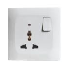 AVE - presa multistd inter neon 10a 13a 1p 2m