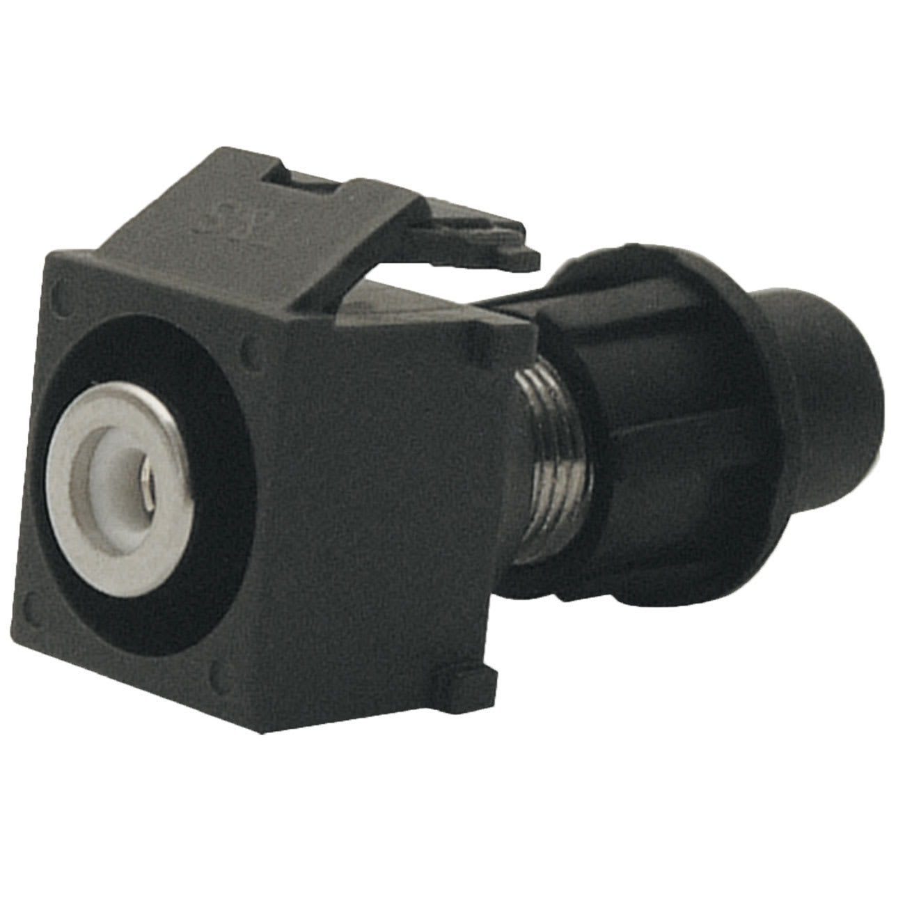 AVE - Connettore rca femmina S44. per connessioni audio in bassa frequenza  collegamento in ingresso mediante cap in dotazione