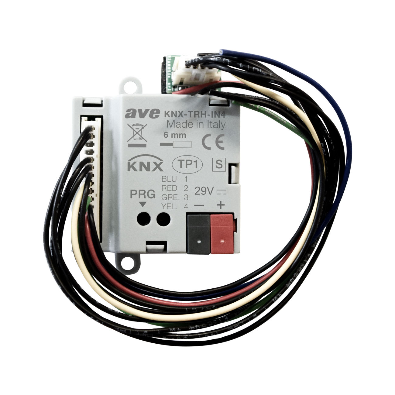 AVE - SONDA DI TEMPERATURA E UMIDIT? CON 4IN KNX FONDO SCATOLA