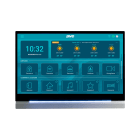 AVE - MONITOR CON DISPLAY TOUCH SCREEN 18 PER SISTEMA V44 SMART. CONNESSIONE LAN + WIFI. COLORE ALLUMINIO NATURALE SPAZZOLATO (ALS)."