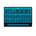 AVE - MONITOR CON DISPLAY TOUCH SCREEN 18 PER SISTEMA V44 SMART. CONNESSIONE LAN + WIFI. COLORE ALLUMINIO BRUNITO SPAZZOLATO (ANS)."