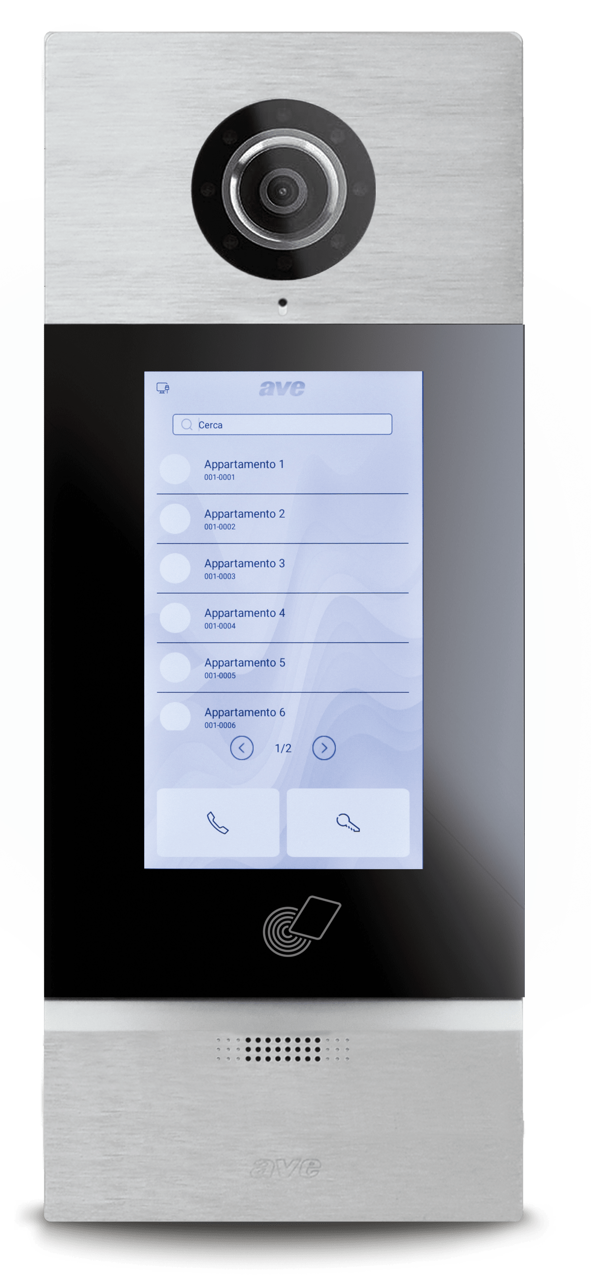AVE - Postazione esterna Building con display touch screen 7  IP"