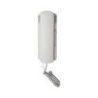 AVE - Cornetta interna bianca con 2 pulsanti IP, design elegante e funzionalità avanzata per interni moderni.