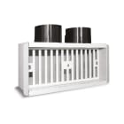 AVE - Plenum per griglie con 2 attacchi laterali d75, ideale per installazioni efficienti e versatili. VNXI63PMSL/300L