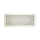 AVE - Griglia rettangolare forellata 200x100 mm ideale per ventilazione e aerazione, resistente e versatile, perfetta per applicazioni in ambienti interni ed esterni.