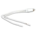 AVE - Lampada 230V neon ambra con terminali a filo