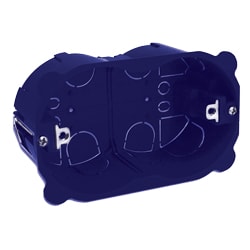 AVE - Scatola IP4X rettangolare per pareti cave 3 moduli per il S44 e S45 con profondita'ridotta IP4X