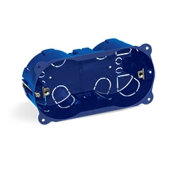 AVE - Scatola IP4X rettangolare per pareti cave 4 moduli per il S44 e S45 con profondita'ridotta