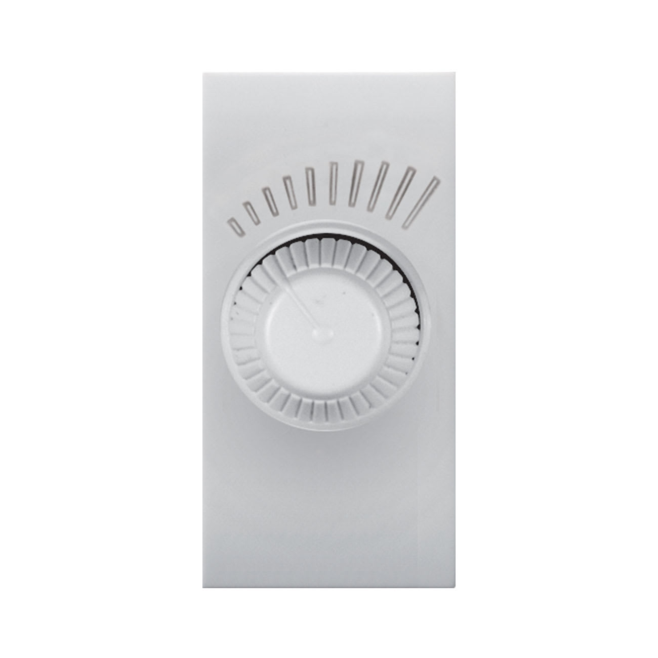 AVE - DIMMER UNIVERSALE 3120W. REGOLAZIONE CON POTENZIOMETRO ROTATIVO  SERIE DOMUS. COLORE BIANCO FINITURA LUCIDA  1 MOD.