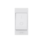 AVE - Interruttore automatico. Domus S44. colore RAL 9010. 1P+N 10A 3kA 250v finitura lucida 1 Mod.