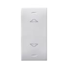 AVE - Commutatore a bascula. Domus S44. colore RAL 9010. 1P 10A 250V finitura lucida 1 Mod.